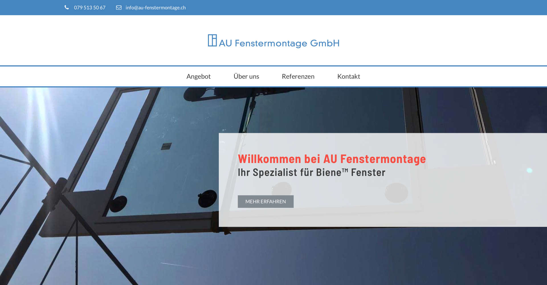 AU Fenstermontage – Website