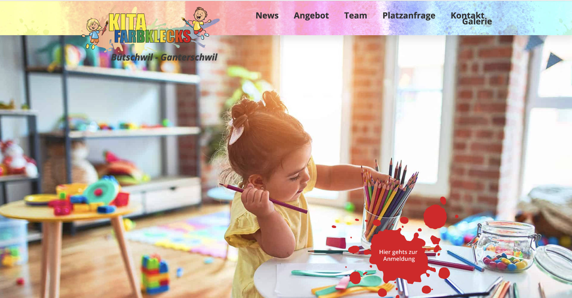 Kita Farbklecks – Website