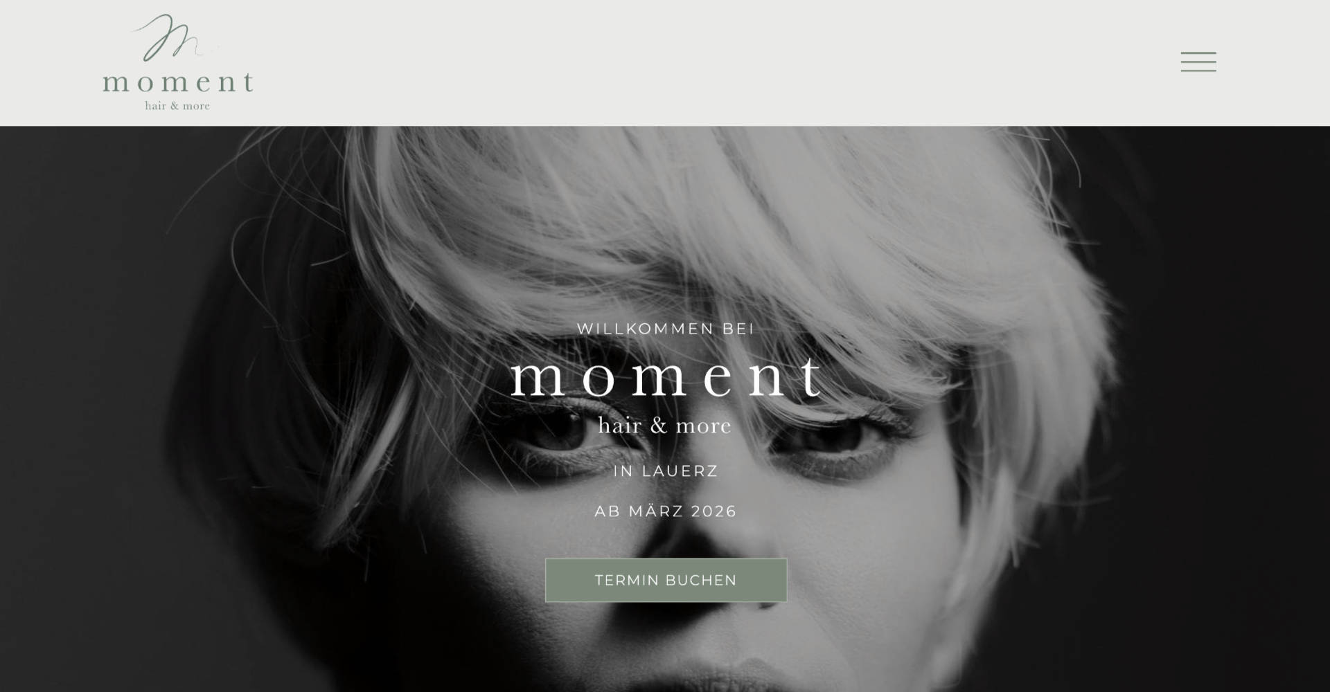 Moment hair & more – Website Redesign
