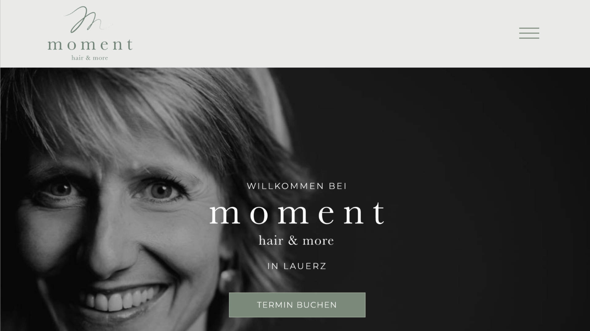 Moment hair & more – Website Redesign