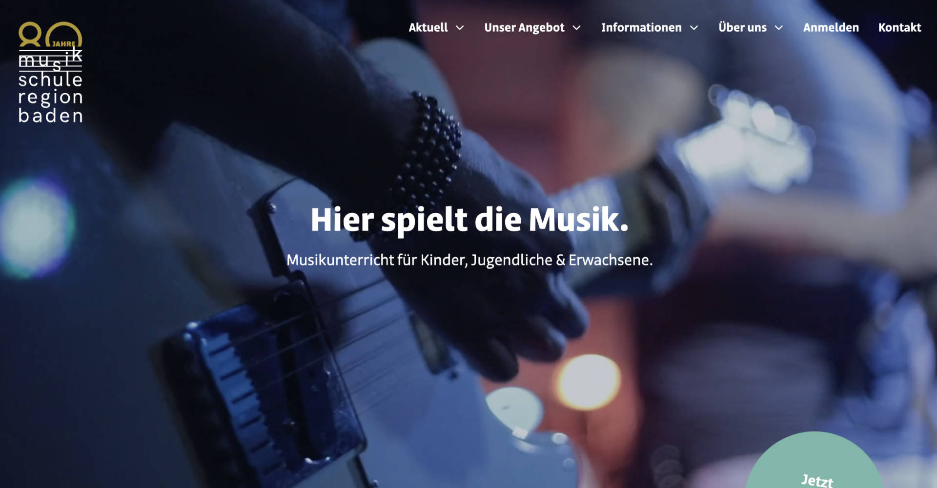 Musikschule Region Baden – Website