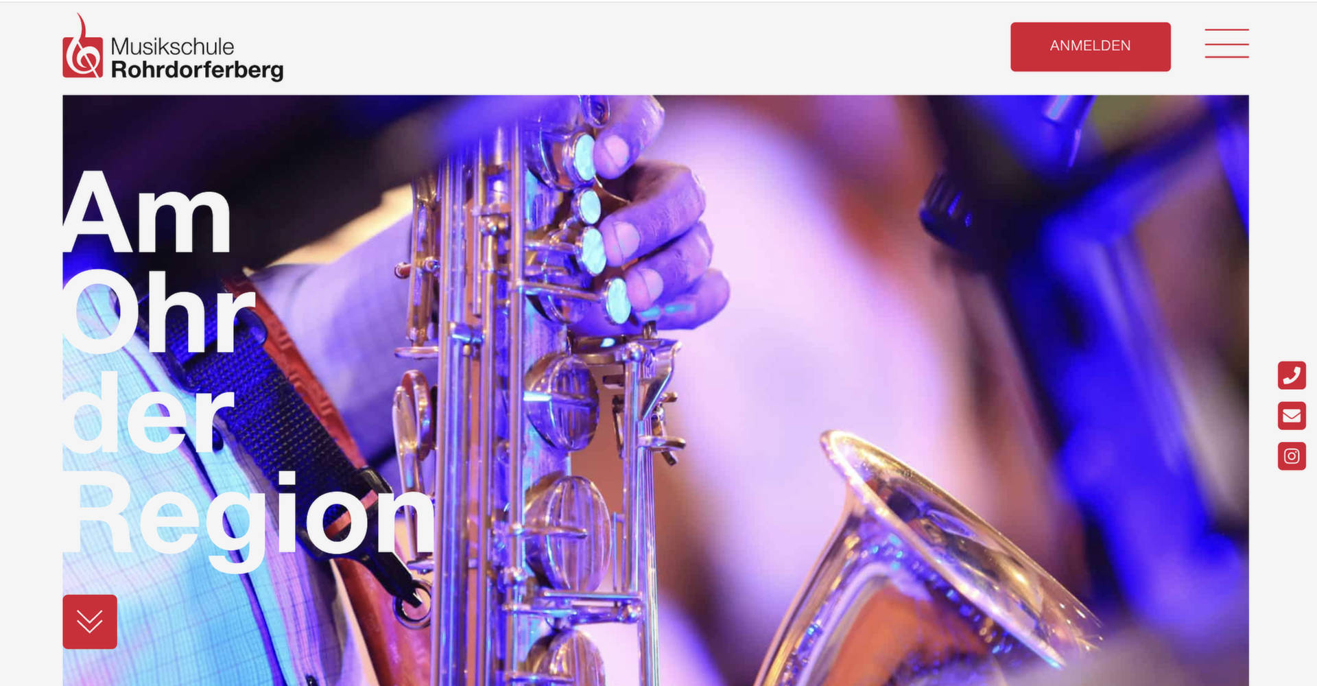 Musikschule Rohrdorferberg – Website