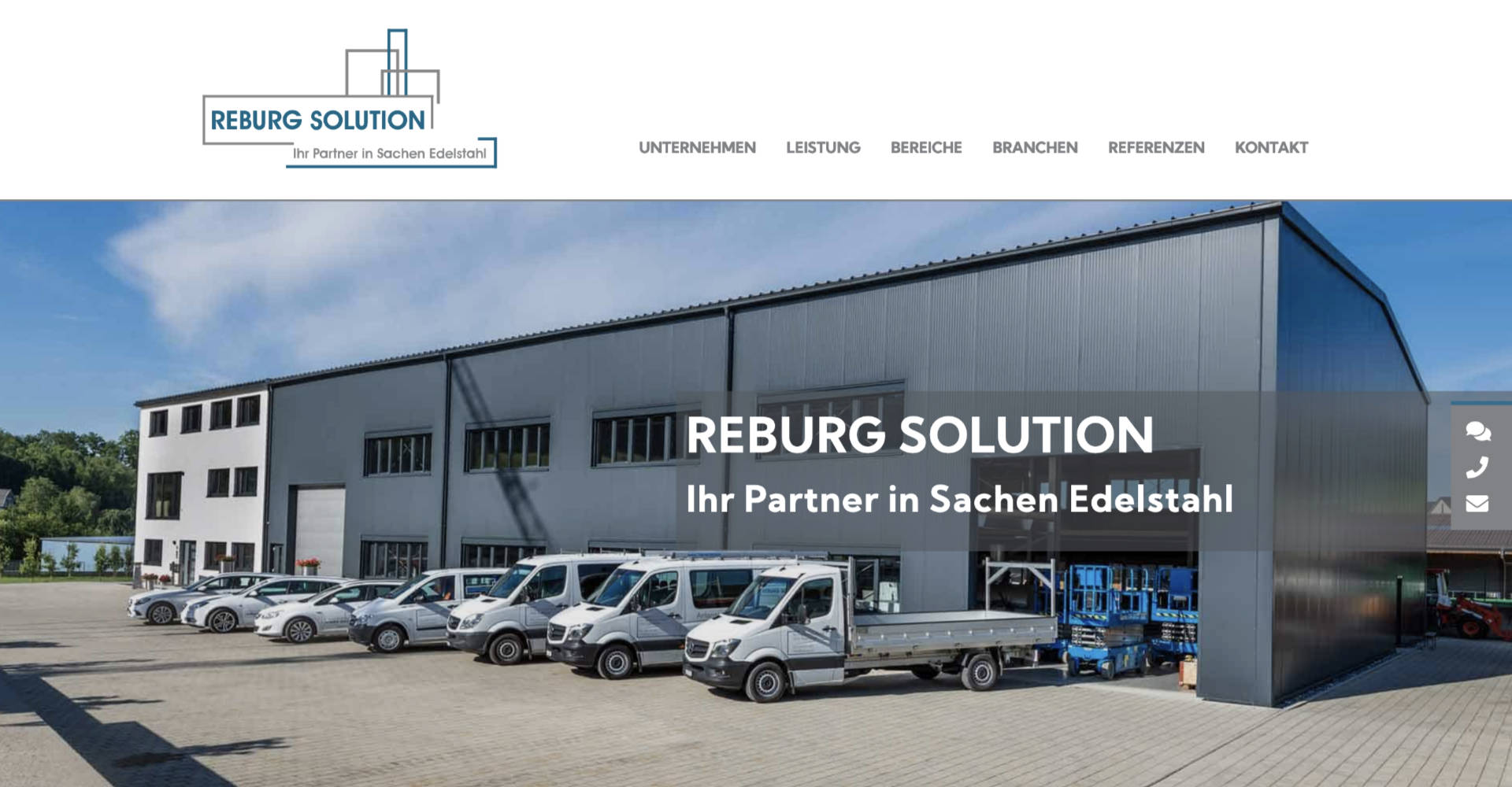 Reburg Solutions – Website